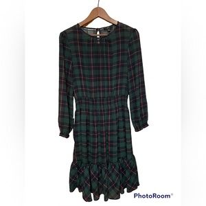JCrew plaid dress. Size small.